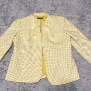 Size 16 Talbots yellow dot jacket